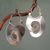 Spiralohrringe in Silber