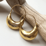 Vintage-Creolen in Gold