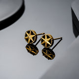 Nordstern-Ohrstecker Ardyn in Gold