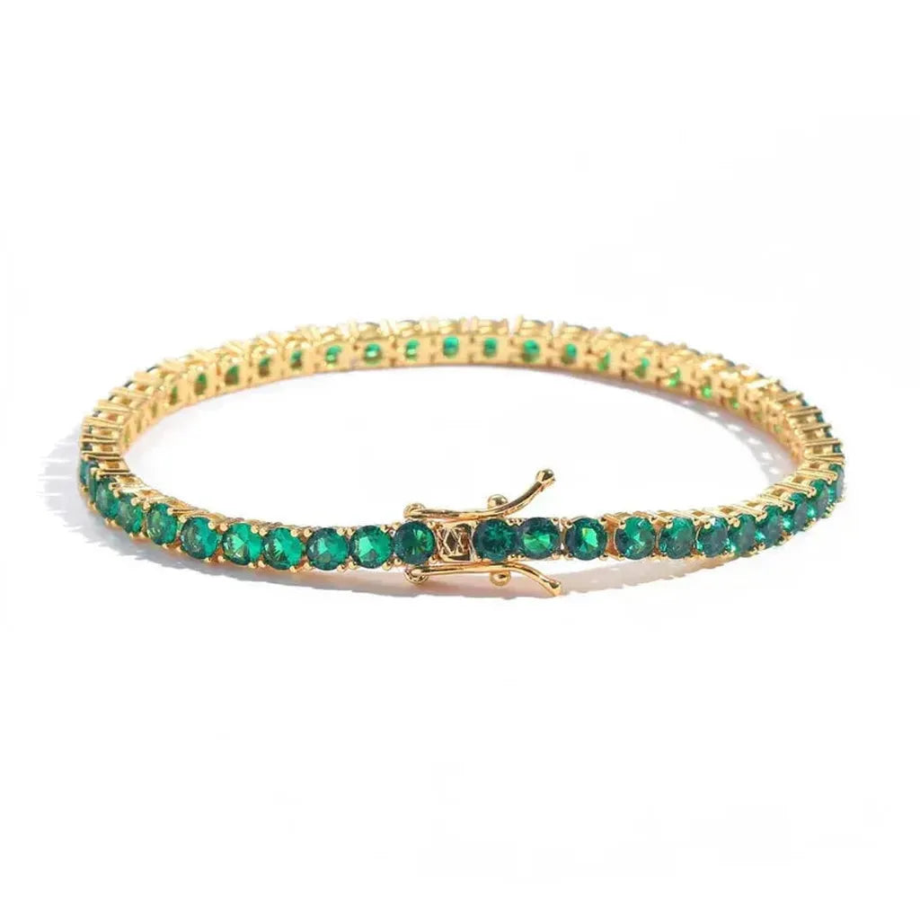 Armband Ella mit smaragdgrünem Stein – Ansicht 2