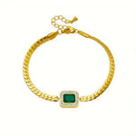 Armband Joanna mit smaragdgrünem Stein – Ansicht 4
