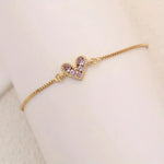 Armband „Rosé Liebe“ in Gold – Ansicht 2