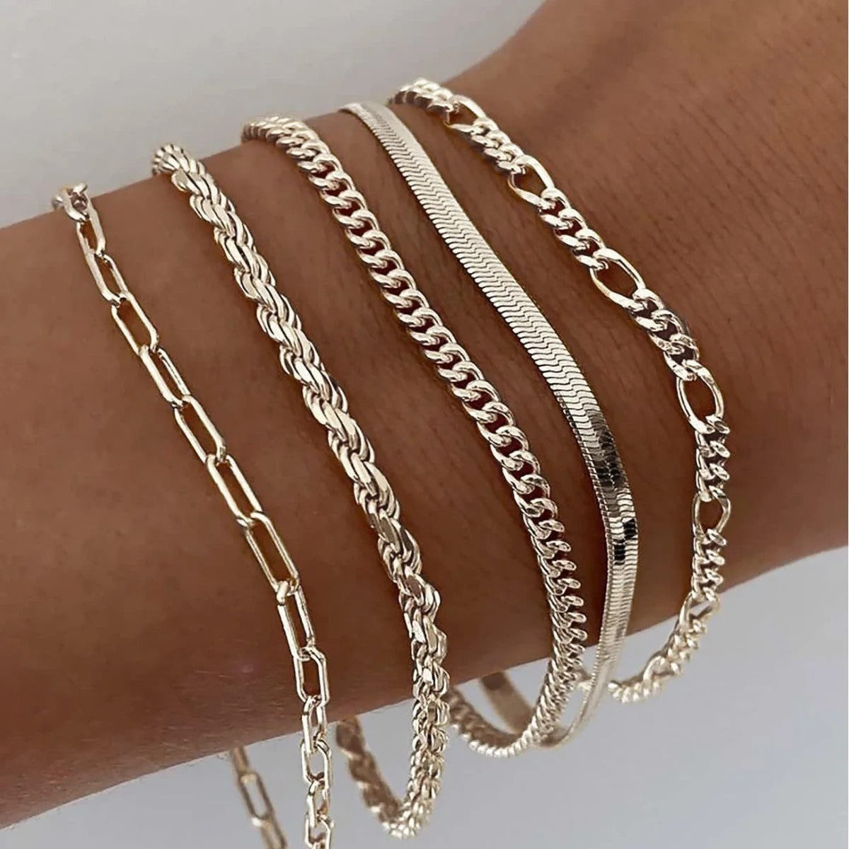 Armband-Set in Gold – Ansicht 3