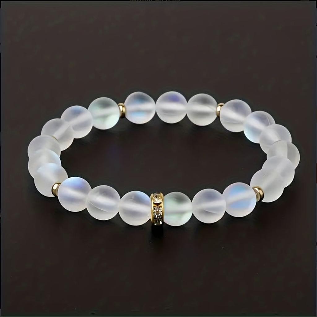 Armband „Vertrauen“ mit Margeriten und Mondstein