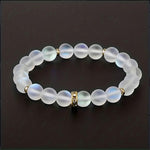 Armband „Vertrauen“ mit Margeriten und Mondstein