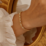 Edelstahl-Armband mit Zirkonia-Kette – Ansicht 2