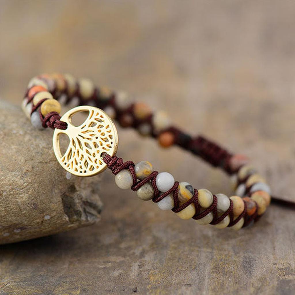 Lebensbaum-Armband mit Jaspis – Ansicht 2