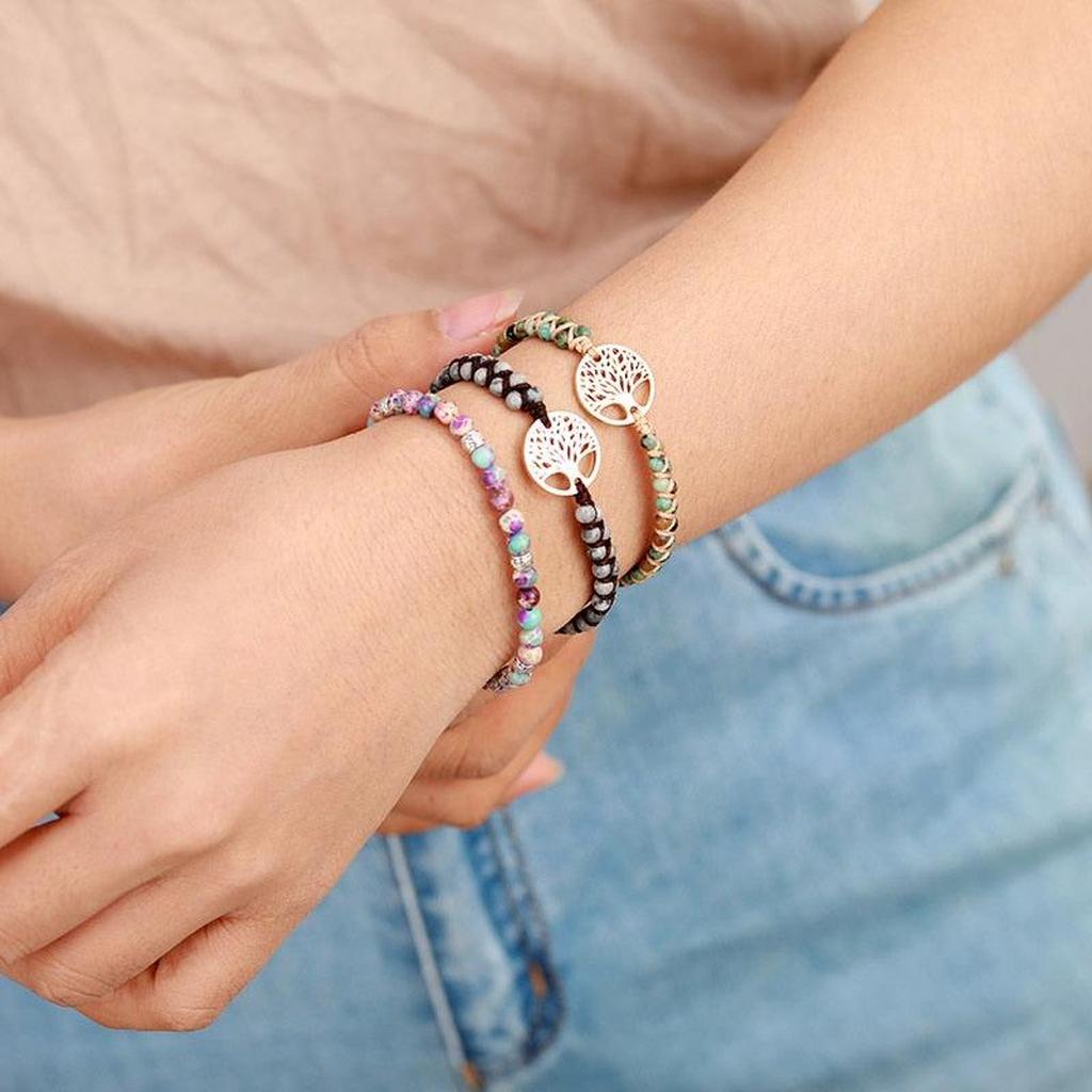 Lebensbaum-Armband mit Jaspis – Ansicht 7