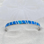 Armband mit blauem Opal in Weißgold – Ansicht 2