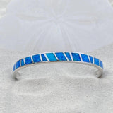Armband mit blauem Opal in Weißgold – Ansicht 2
