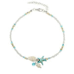 Armband mit Sternen, Muscheln und Natursteinen – Ansicht 2