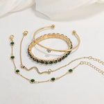 Armband-Set „Smaragdglanz“ – Ansicht 2