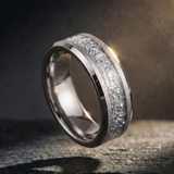 Aureum Silver – Ring aus Wolframkarbid – Ansicht 9