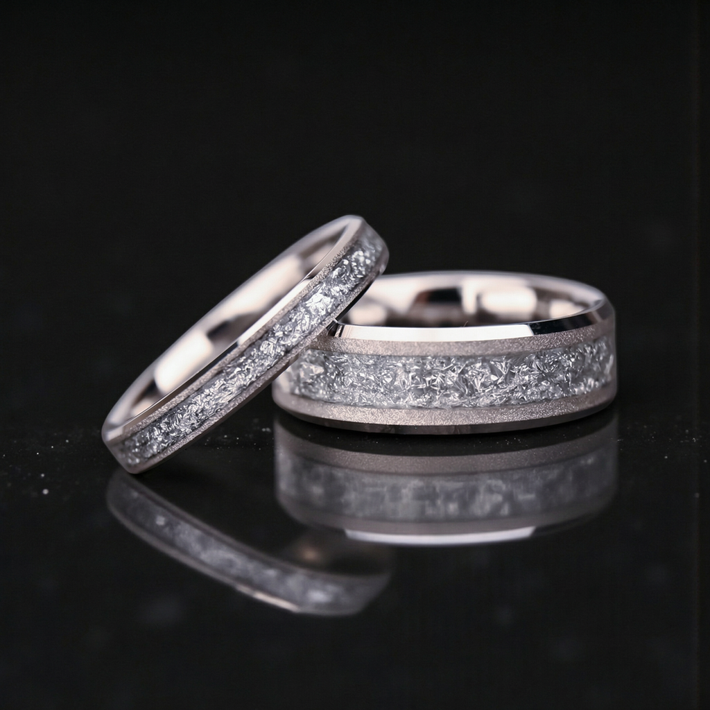Aureum Silver – Ring aus Wolframkarbid – Ansicht 10