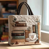 Handgefertigte Stepptasche – Kaffeehaus-Kapitel