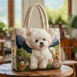 Handgefertigte Stepptasche – Verzauberter Hund