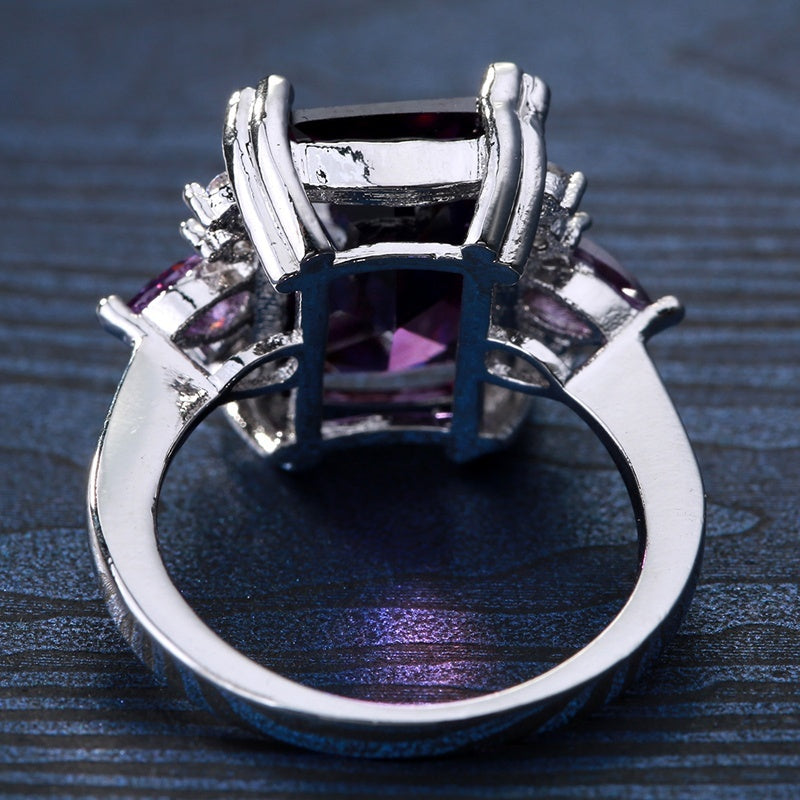 Ring Franziska mit Amethyst in Gold, Ansicht 3