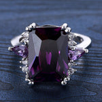 Ring Franziska mit Amethyst in Gold