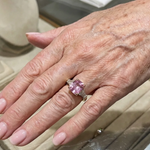 Ring „Verve Rose“ in Weißgold