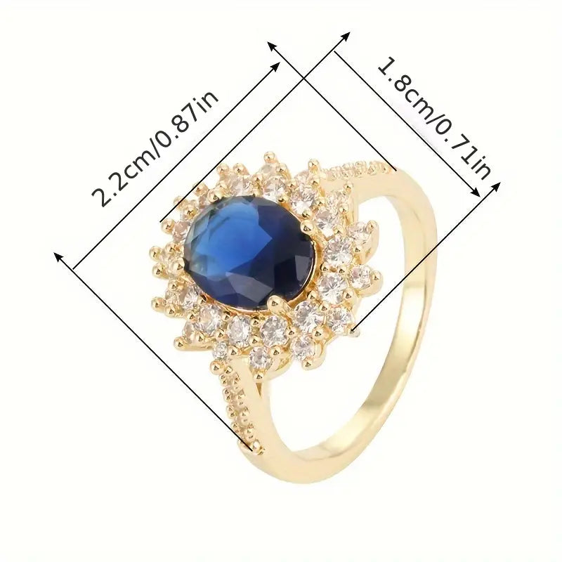 Ring Vionne Saphirée in Weißgold, Ansicht 5