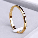 Schlichter Ring in Gold