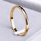 Schlichter Ring in Gold