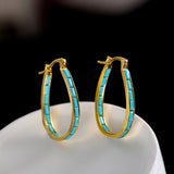 Ohrringe Caspienne in Gold, Ansicht 2