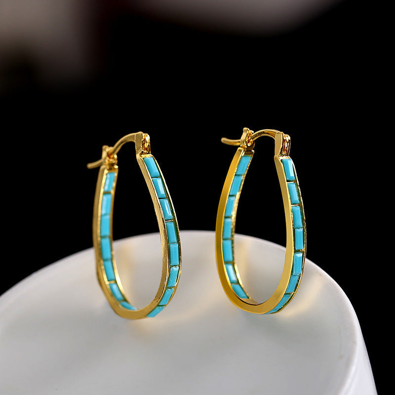 Ohrringe Caspienne in Gold, Ansicht 2