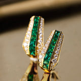 Elegantes Set mit Zirkonia in Weißgold