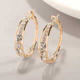Elegante Ohrringe in Gold in Gold