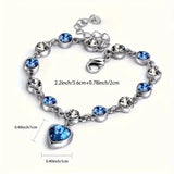 Armband „Ozeanherz“ in Weißgold, Ansicht 5
