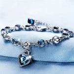 Armband „Ozeanherz“ in Weißgold