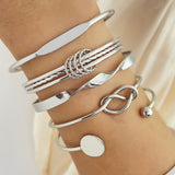 Geknotetes Armband „Eleganz“ in Gold, Ansicht 2