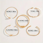 Geknotetes Armband „Eleganz“ in Gold, Ansicht 6
