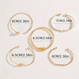 Geknotetes Armband „Eleganz“ in Gold, Ansicht 6