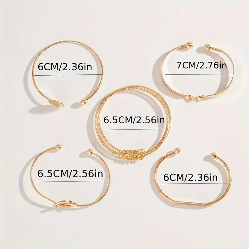 Geknotetes Armband „Eleganz“ in Gold, Ansicht 6