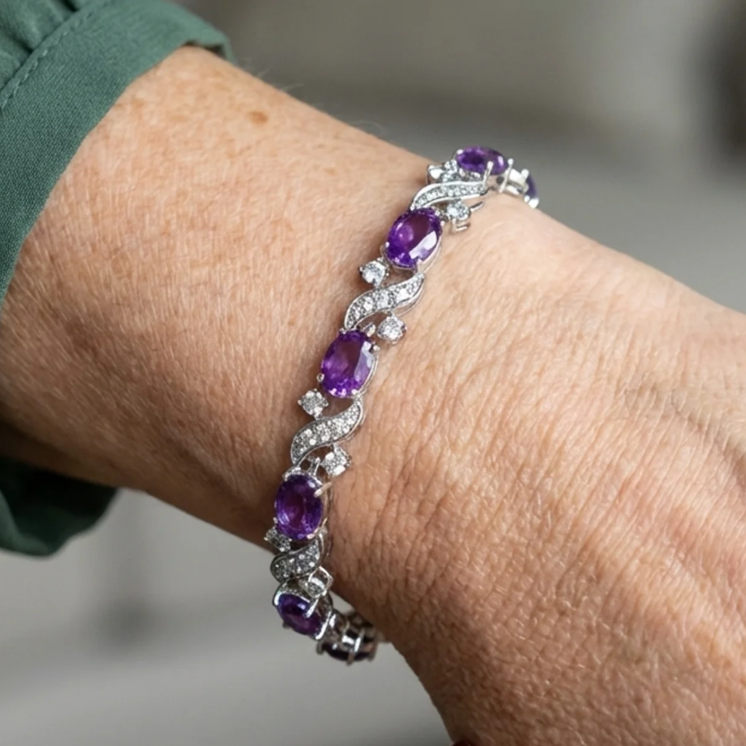 Armband Giada Valethyst in Weißgold