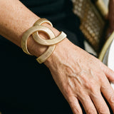 Elegantes doppeltes Armband in Gold, Ansicht 2