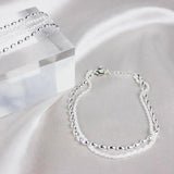 Armband mit Zirkonia in Weißgold, Ansicht 4