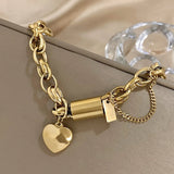 Breites Armband in Gold, Ansicht 6