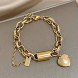 Breites Armband in Gold