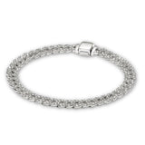 Breites goldenes Panzerkettenarmband – Ansicht 2