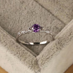 Ring Brigitte mit Amethyst – Ansicht 2