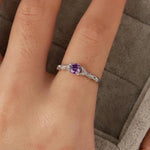 Ring Brigitte mit Amethyst – Ansicht 3