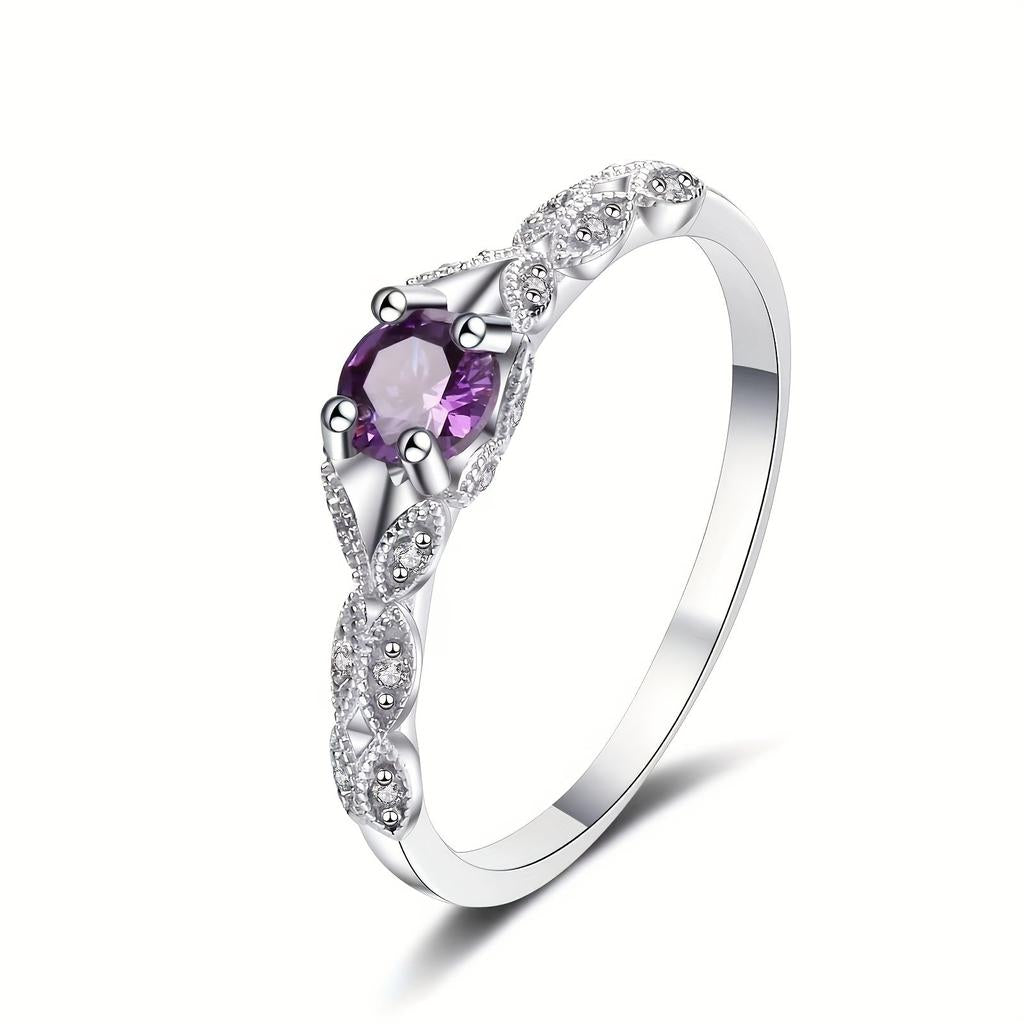 Ring Brigitte mit Amethyst