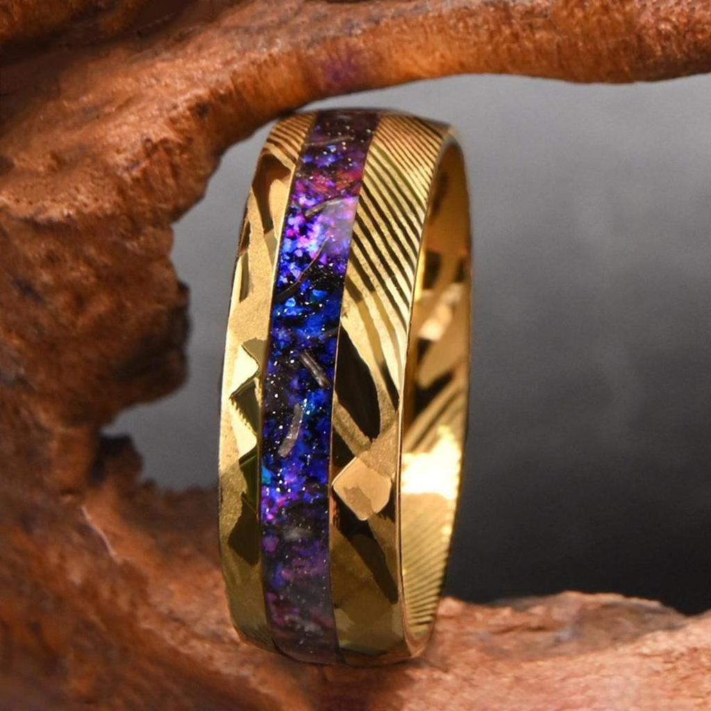 Caelith – Ring aus Damaszenerstahl – Ansicht 3