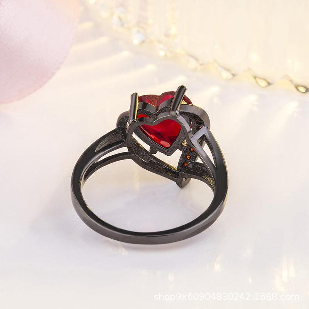 Ring „Rosethorne“ Calindra in Schwarz – Ansicht 4