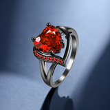Ring „Rosethorne“ Calindra in Schwarz