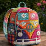 Gesteppter Boho-Rucksack – Freude an Farben