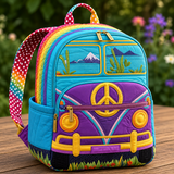 Gesteppter Boho-Rucksack – Wüstenbrise